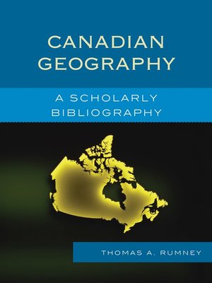 cover image of Canadian Geography